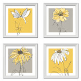 Yellow Flower Wall Art Wayfair
