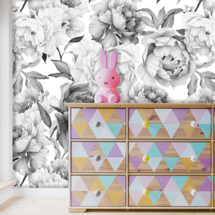 Gray Vinyl Wallpaper You Ll Love Wayfair Mccabe Removable Nursery Watercolor 10 L X 120 W And Stick Wallpaper Roll