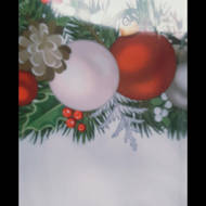 The Holiday Aisle Emmett Christmas Garland Border Tablecloth Reviews Wayfair