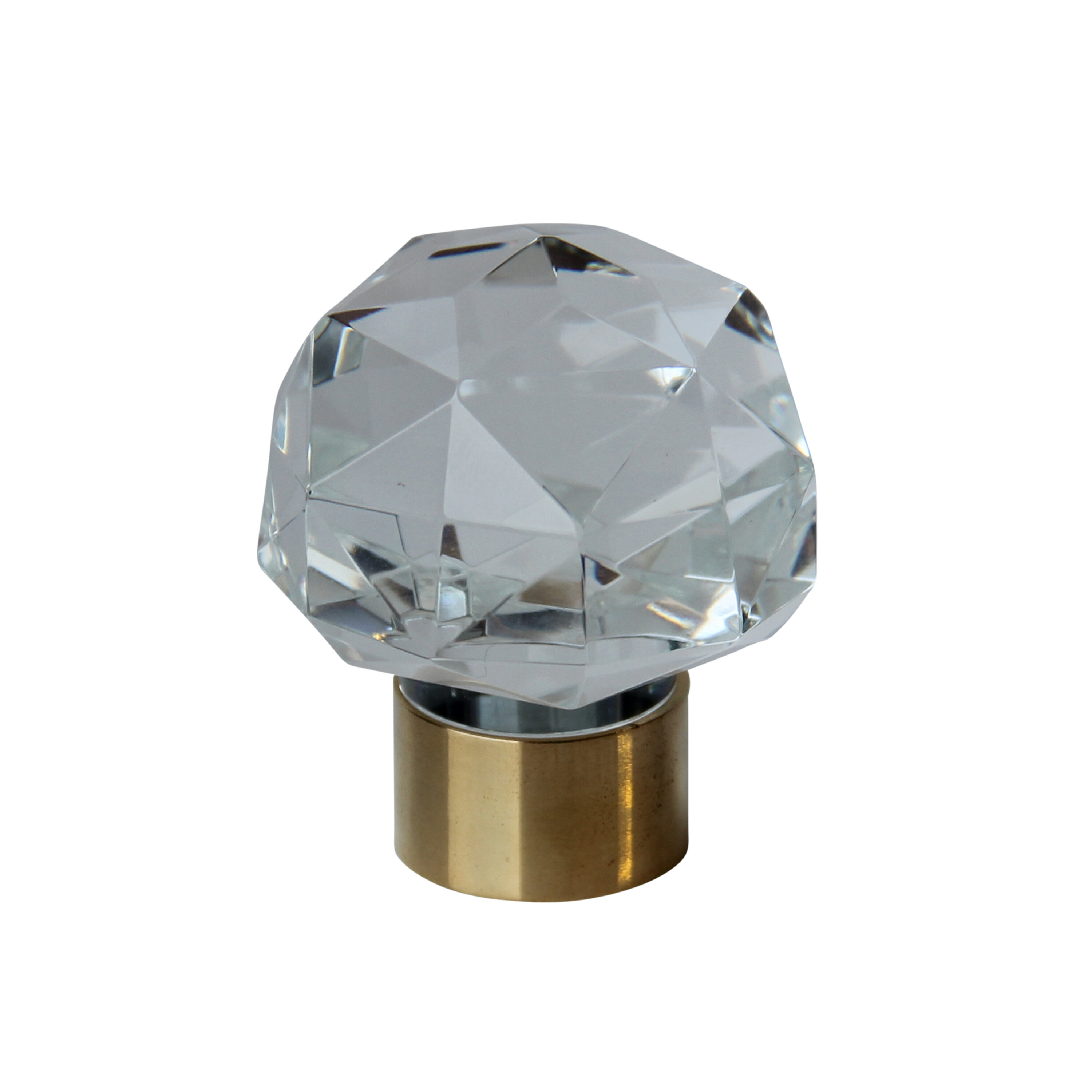 Rch Supply Company Diamond Cut Clear Cabinet Crystal Knob Wayfair