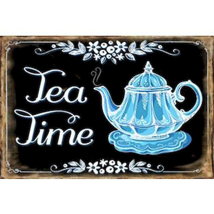 Tea Time Vintage Metal Wall Décor Tea Time Vintage Metal Wall Décor