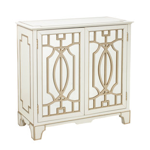 Go to store & view more images Carlene Traditional Mirrored 2 Doors Accent Chest by House of Hampton