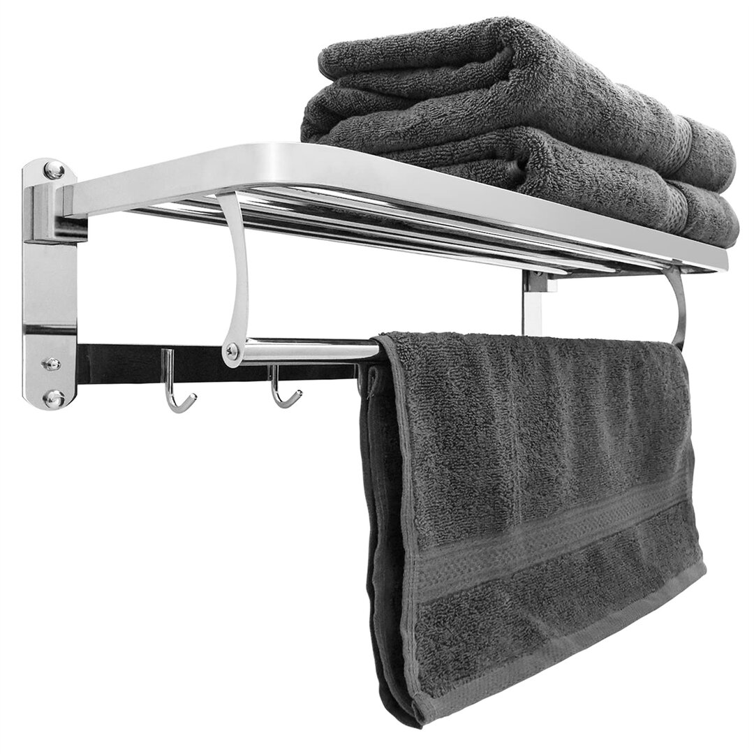 Wall Mounted Towel Rack gray