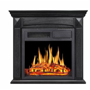 Swedish Hill Mantel Wooden Electric Fireplace By Charlton Home
