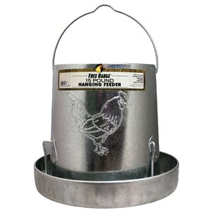 Hanging Metal Poultry Feeder