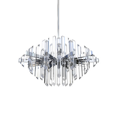 Facets LED Novelty Chandelier Blackjack Lighting Size: 19.5" H x 31.5" W x 31.5" D