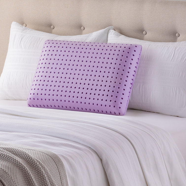 purple foam pillow