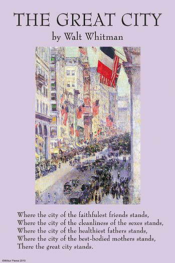 Buyenlarge The Great City By Walt Whitman Painting Print Wayfair
