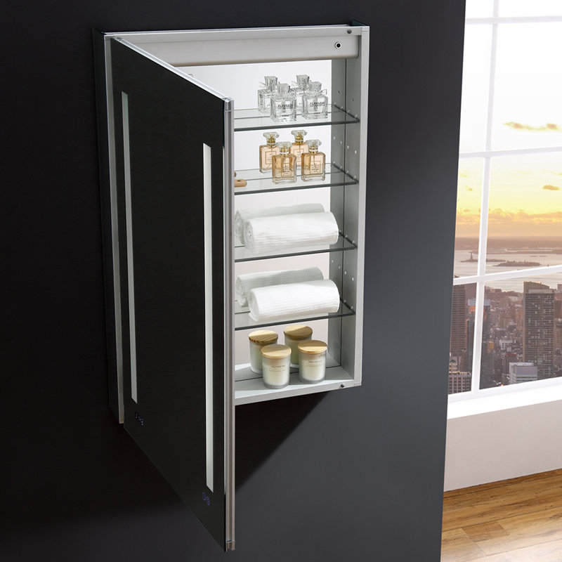 Fresca Tiempo Recessed Or Surface Mount Framed Medicine Cabinet