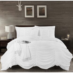 Gray Ruched Ruffled 10-Piece Complette Comforter Set Old World Charm King Size 