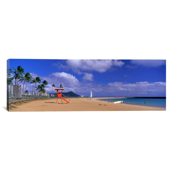Ebern Designs Panoramic Ala Moana Beach Honolulu Hi Photographic
