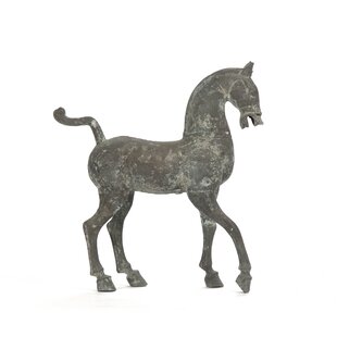 16" Silver Horse statue Figurine ~ Horse Figurine ~ Horse Statue ~ Horse Decor