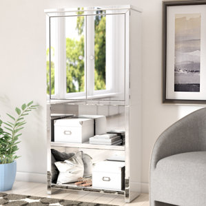 Chappel Mirrored Armoire by Orren Ellis