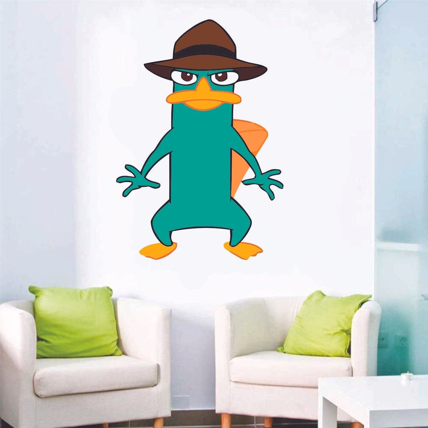 Design With Vinyl Duck Detective Character Cartoon Wall Decal | Wayfair