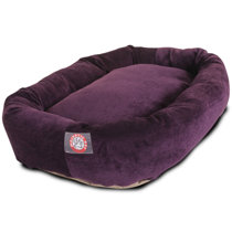 purple dog bed large