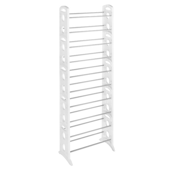 Rebrilliant Floor 10 Tier 30 Pair Shoe Rack Reviews Wayfair