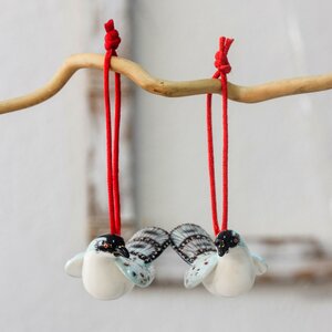 Bird Ornament Set (Set of 2)