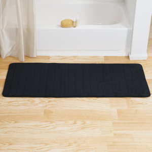 Chadwick Extra Long Striped Memory Foam Bath Mat