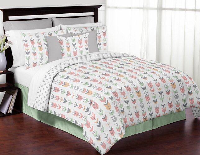 Sweet Jojo Designs Mod Arrow Reversible Comforter Set Reviews Wayfair