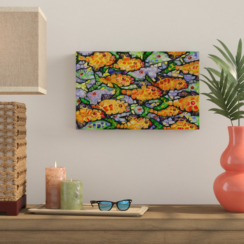 Bay Isle Home School Yard Acrylic Painting Print On Wrapped