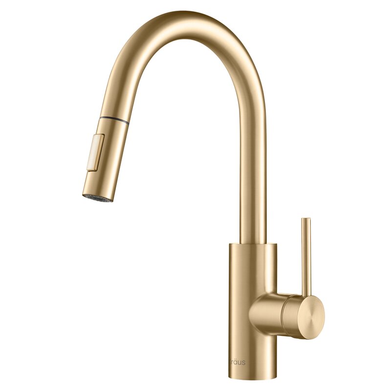 Oletto Pull Down Single Handle Kitchen Faucet