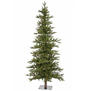 Alpine Balsam Fir Tree Wayfair Shawnee Fir 7 Green Alpine Artificial Christmas Tree With 350 Clear Lights Stand