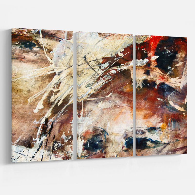 East Urban Home Eye Abstract Art Oil Painting Print Multi Piece