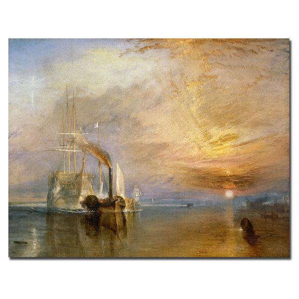 Trademark Art The Fighting Temeraire 1839 By Joseph Turner