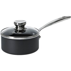 Aluminum Non-Stick Saucepan with Vented Glass Lid