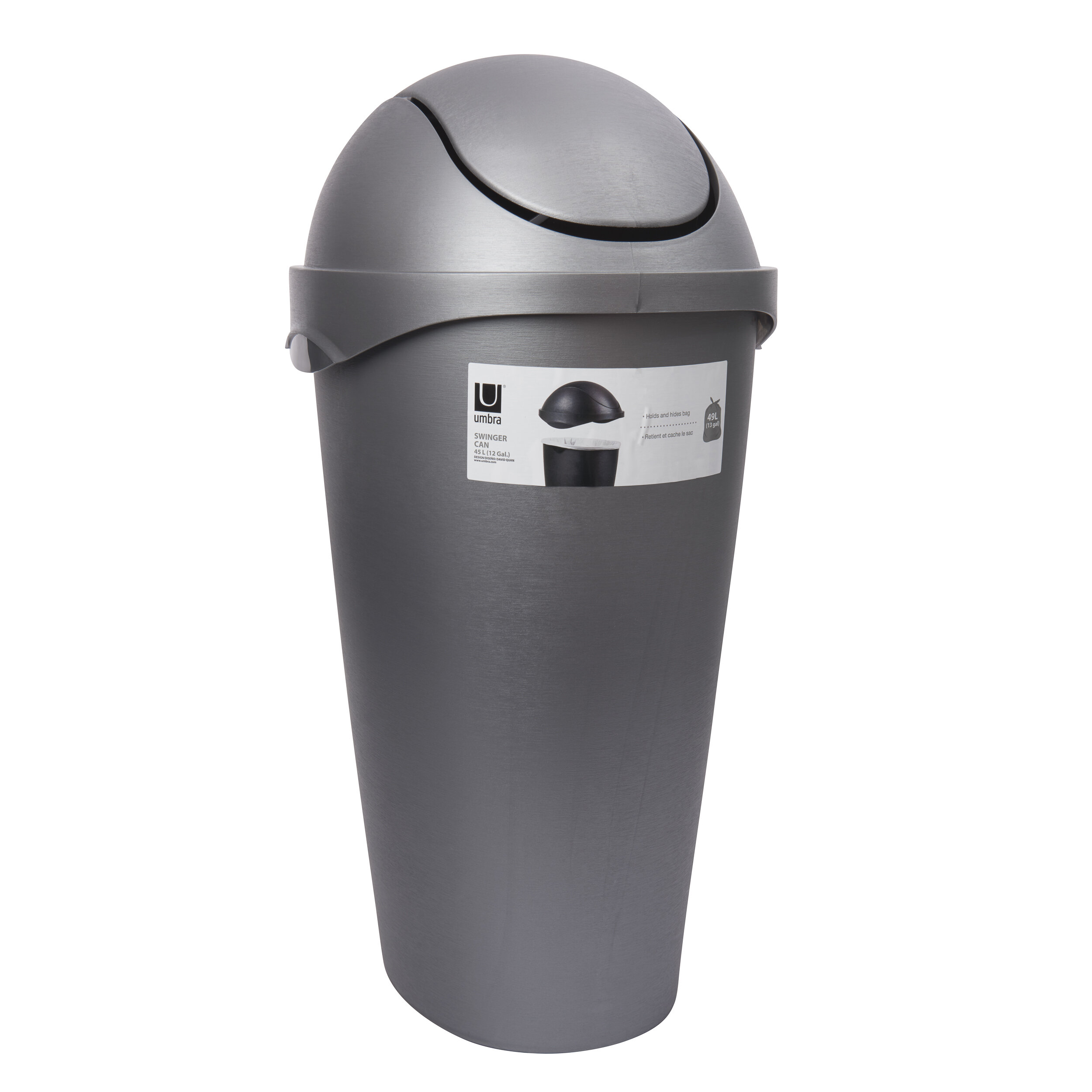 Home Garden Small Trash Can With Lid Bedroom Room Bathroom