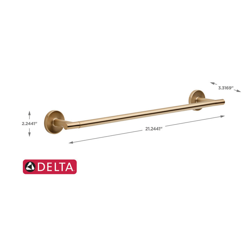 Delta 18/" Towel Bar 75918-CZ Trinsic Faucet Champagne Bronze Bath Hardware //7