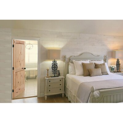 Paneled Solid Wood Unfinished Prehung Standard Door