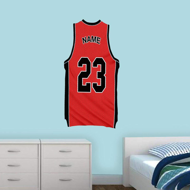 Ebern Designs Basketball Jersey Personalized Name And Number Wall