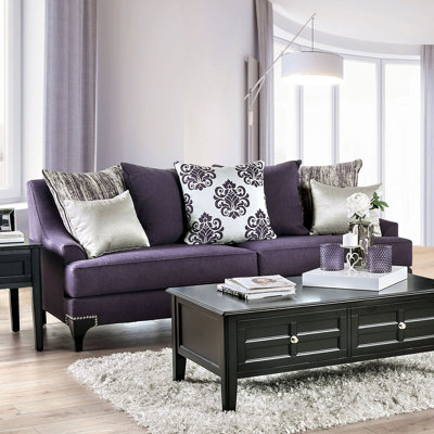 Funderburk Sofa Darby Home Co Upholstery Color Purple