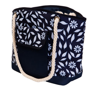 Insulated Beach Bag Wayfair Insulated Beach Fl Picnic Tote Bag