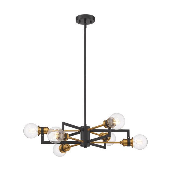 6 - Light Sputnik Modern Linear Chandelier & Reviews | Joss & Main