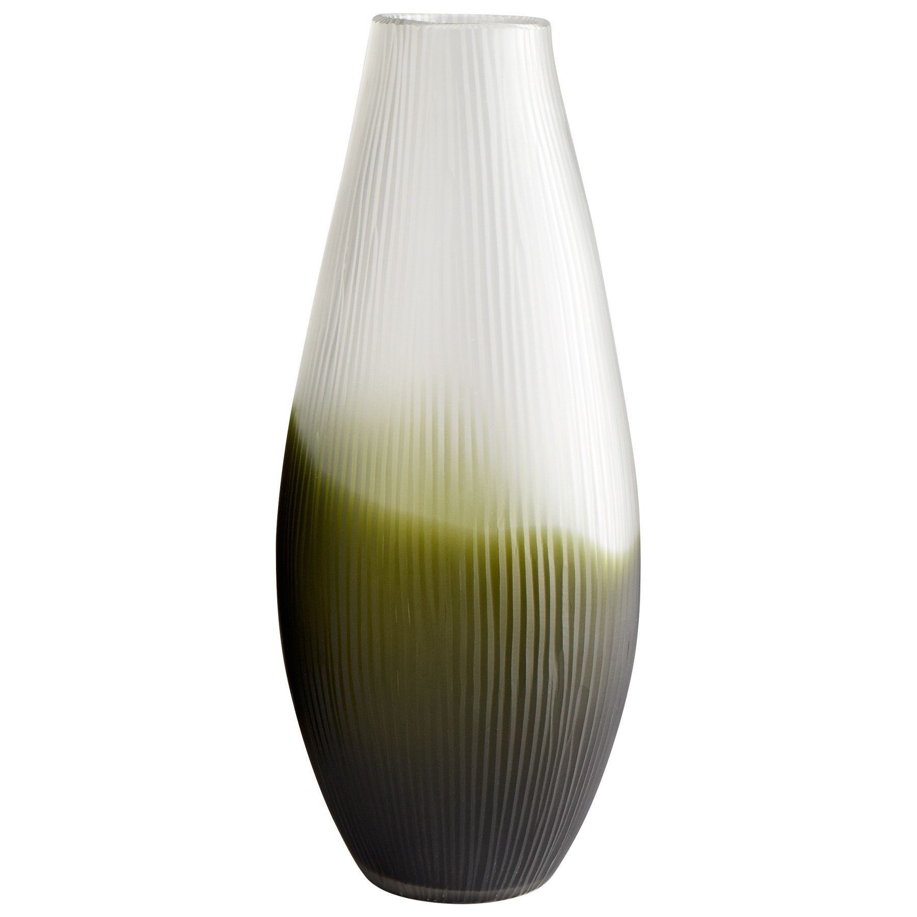 Cyan Design Green White Glass Table Vase Wayfair
