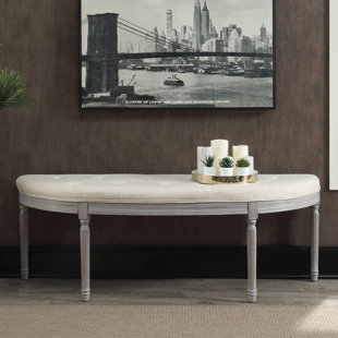 Go to store & view more images One Allium Way Huxley Upholstered Bench