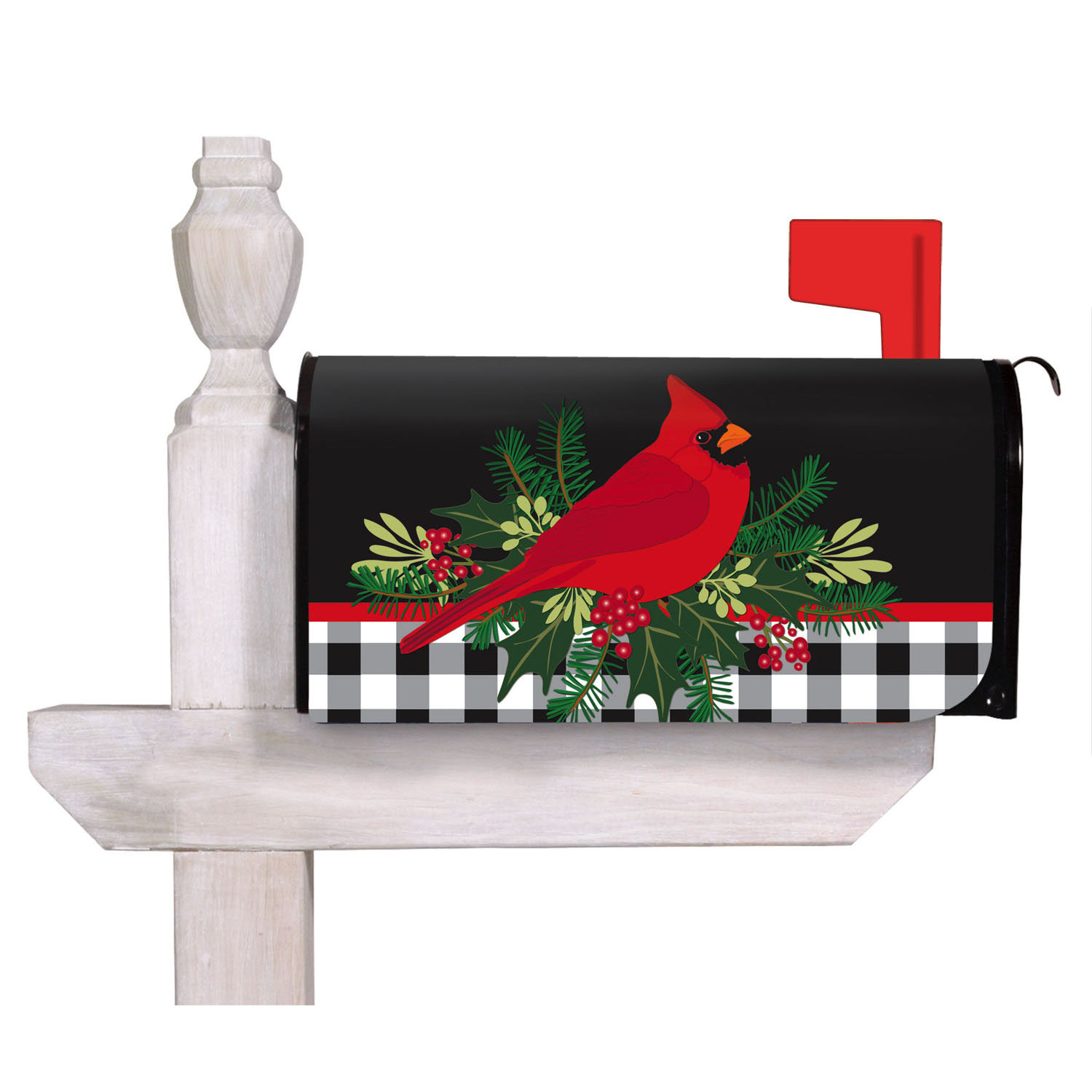 Evergreen Enterprises, Inc Merry Christmas Cardinal Mailbox Cover