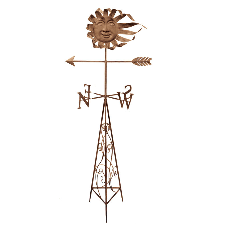 Standing Sun Compass Garden Weathervane