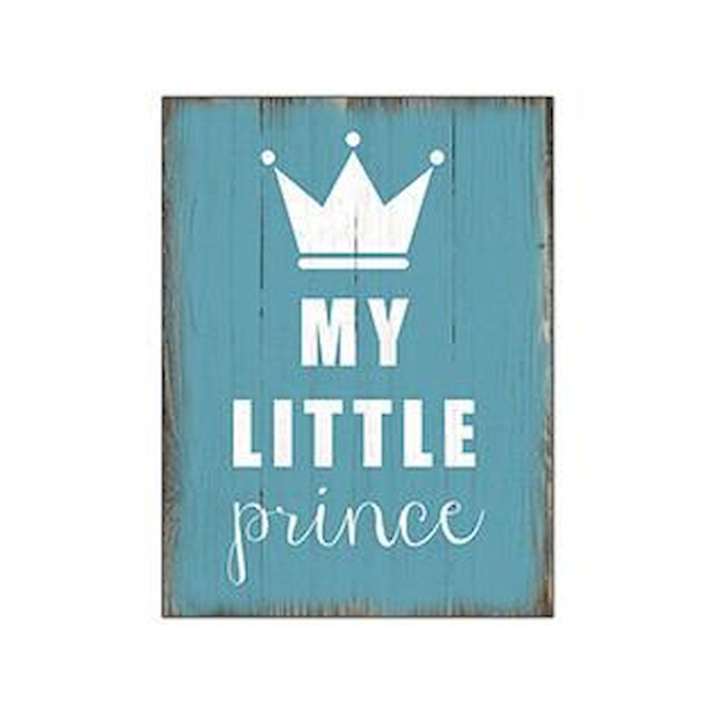 Harriet Bee Little Prince Wooden Sign Wall Decor Wayfair