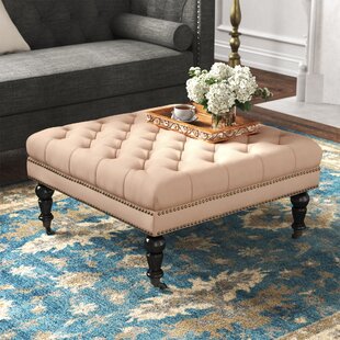 tufted coffee table round