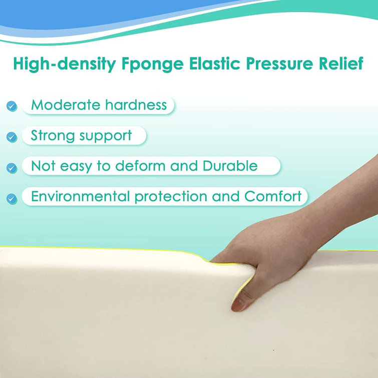 Wedge Pillows For Sleeping Foam Bed Wedges Body Positioners 30 Degree Incline Pillow For Adults, Side Sleeping, Back Pain, Medical Elevated Bolster ...