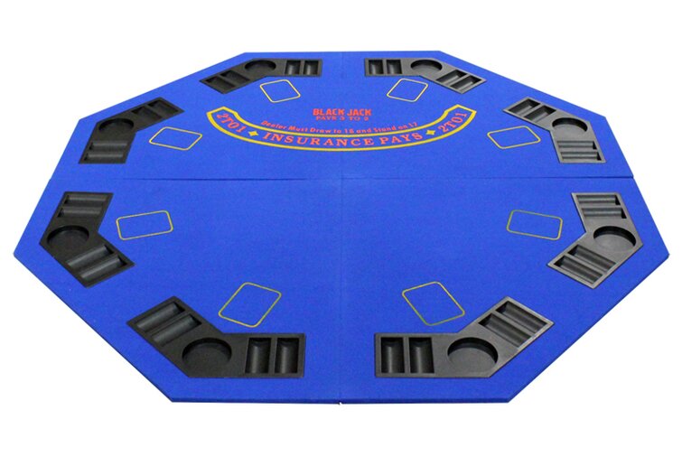folding poker table cover