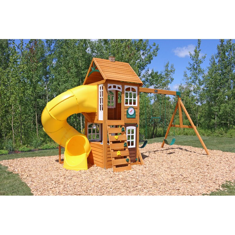 kidkraft cloverdale wooden playset