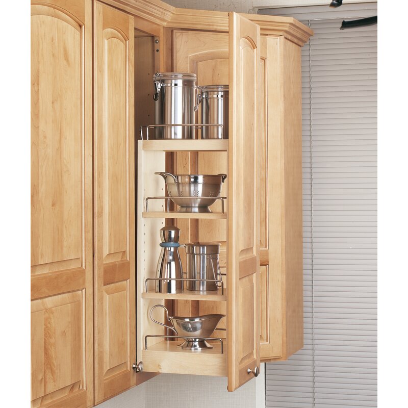 Rev A Shelf Wall Cabinet Organizer Pull Out Pantry Reviews Wayfair