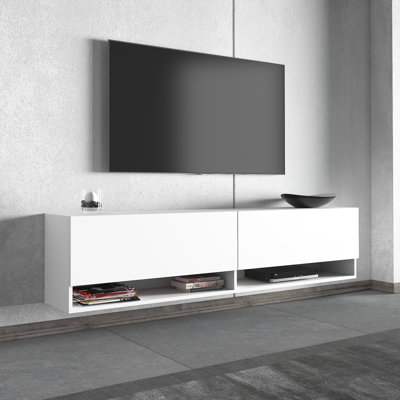 Didimo Modern Floating TV Stand for TVs Up to 80" Wall-Mounted Minimalist Console Media Shelf