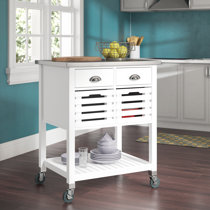Kitchen Carts On Wheels Wayfair