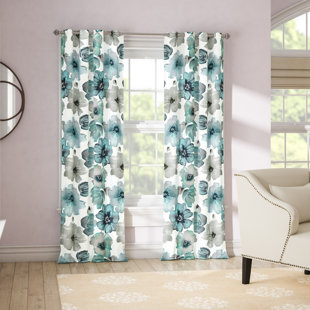 Caribbean Blue Curtains Wayfair