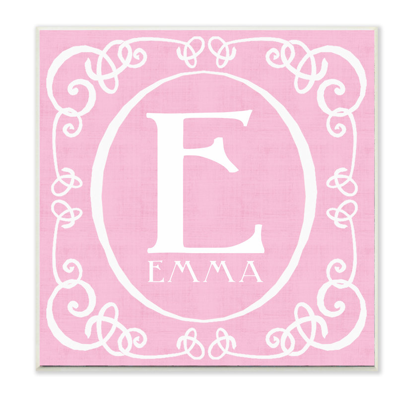 Stupell Industries Personalized Letter Is For Name Wall Decor Wayfair